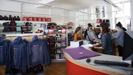 Inside the LSE Students Union shop