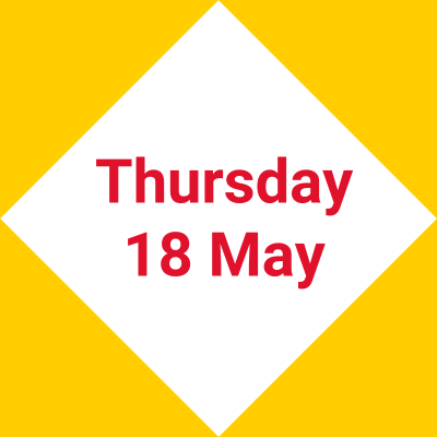 Thursday 18 May