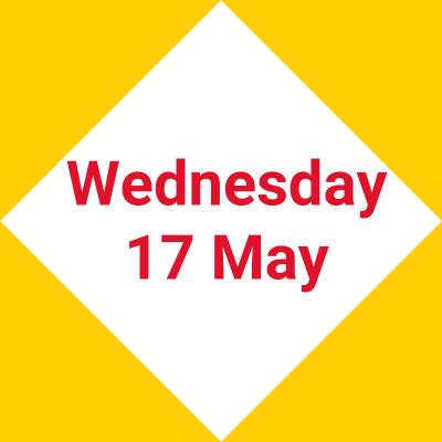 Wednesday 17 May