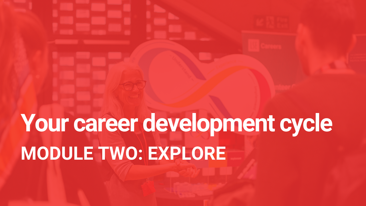 Your career development cycle: explore