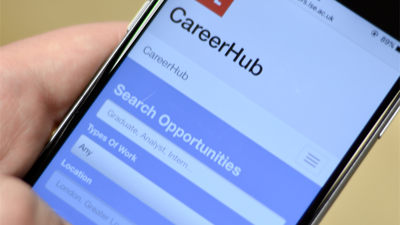 CareerHub job search screen mobile