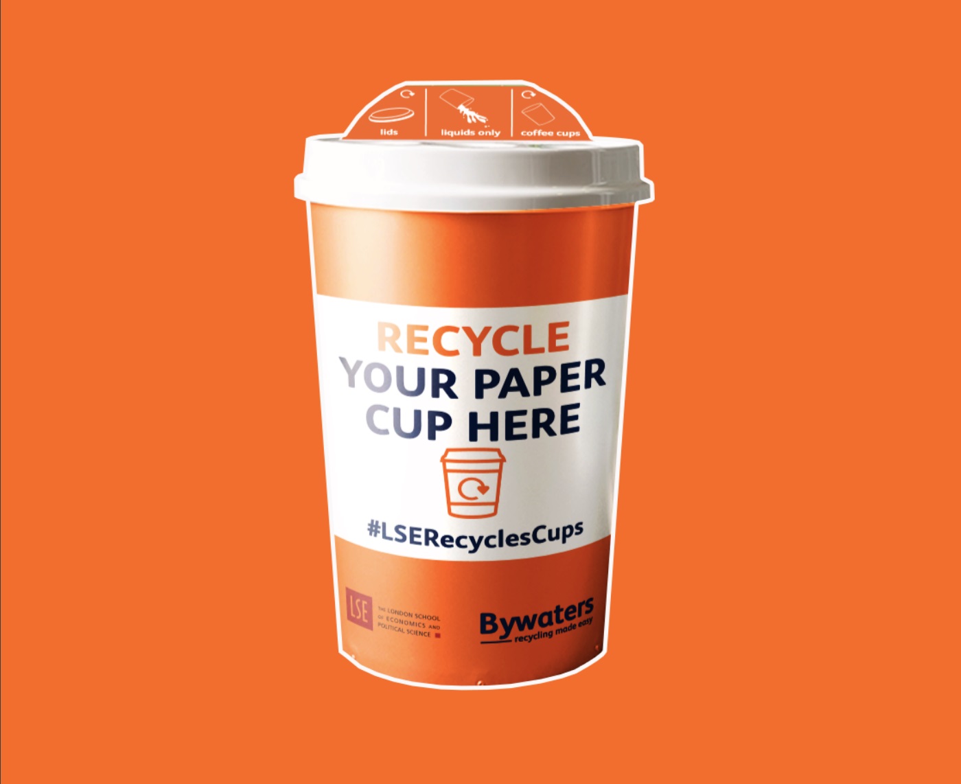 Coffee Cup Recycling Bin