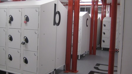 Lockers in the Old Building