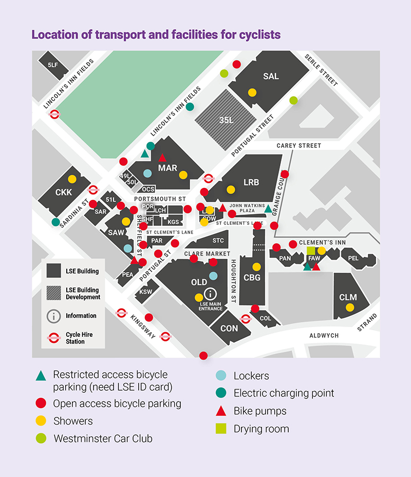 Student Facilities Guide 24_25 Cycle Map