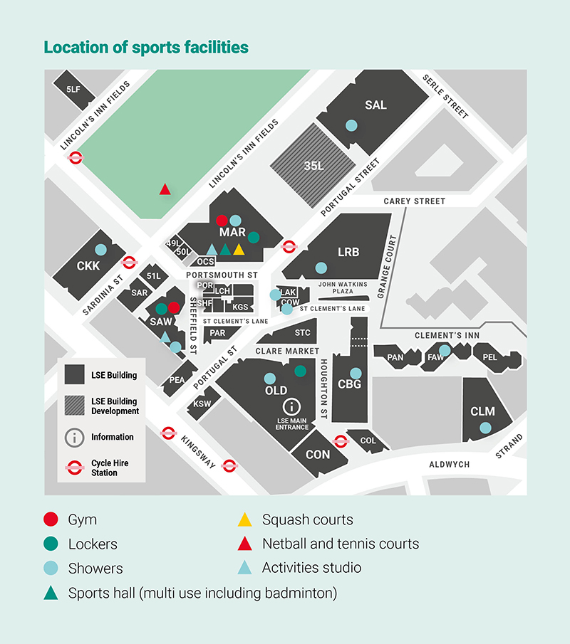 Student Facilities Guide 24_25 Sport map