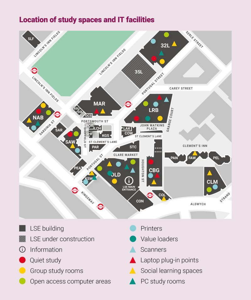 Student Facilities Guide study map 22