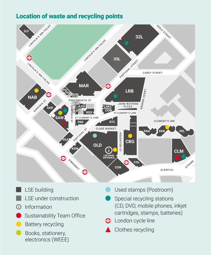 Student Facilities Guide waste map 22