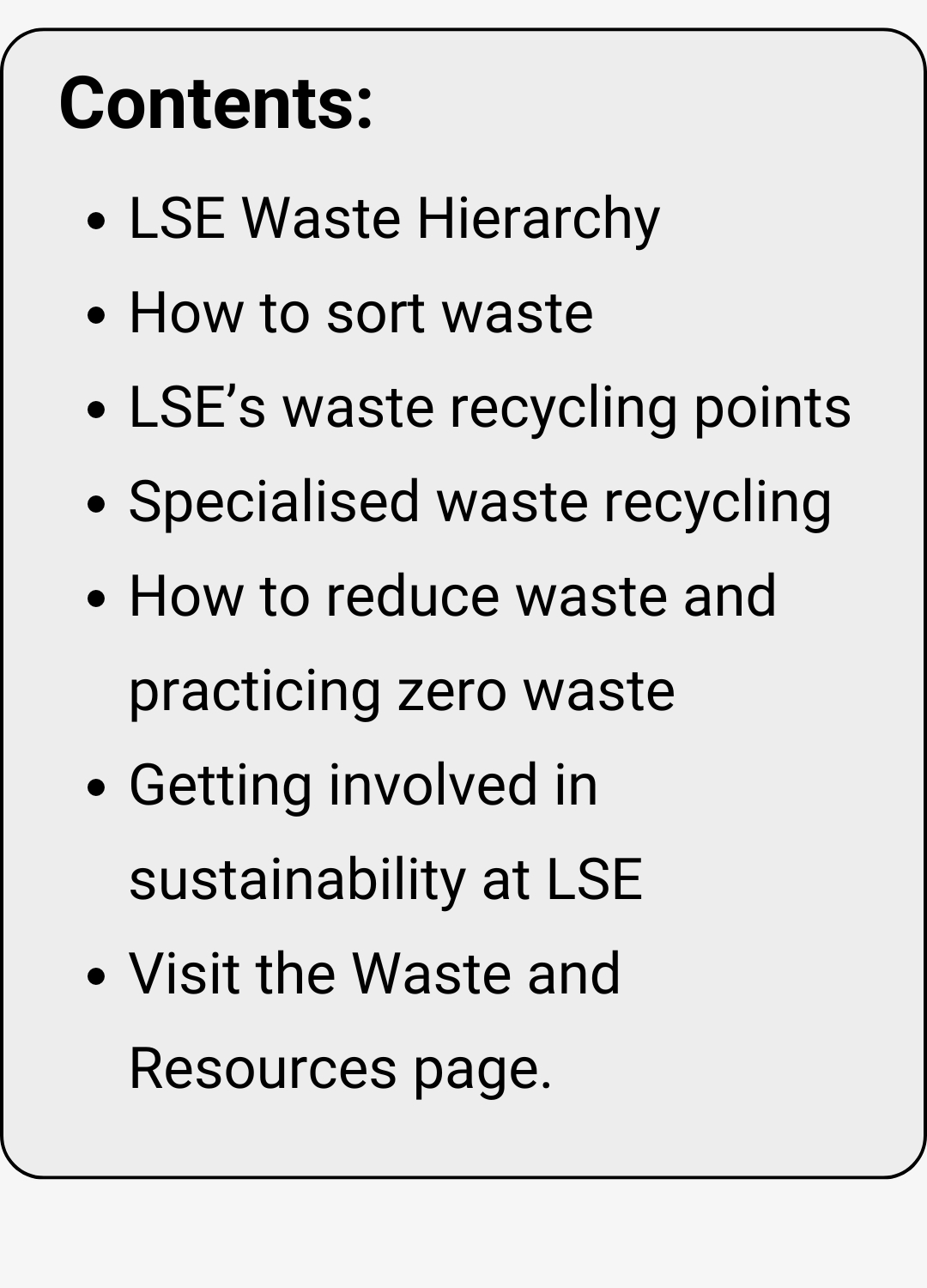 Contents FG Material and Waste Guidance