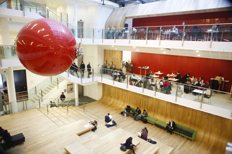 Inside the New Academic Building
