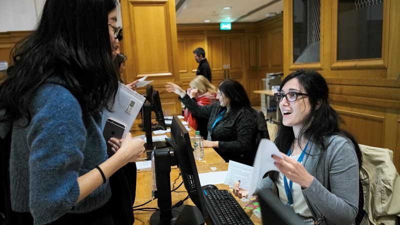 students registering at LSE