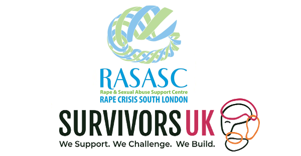 The logos of RASASC and Survivors UK