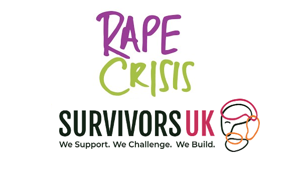 The logos of Rape Crisis and SurvivorsUK