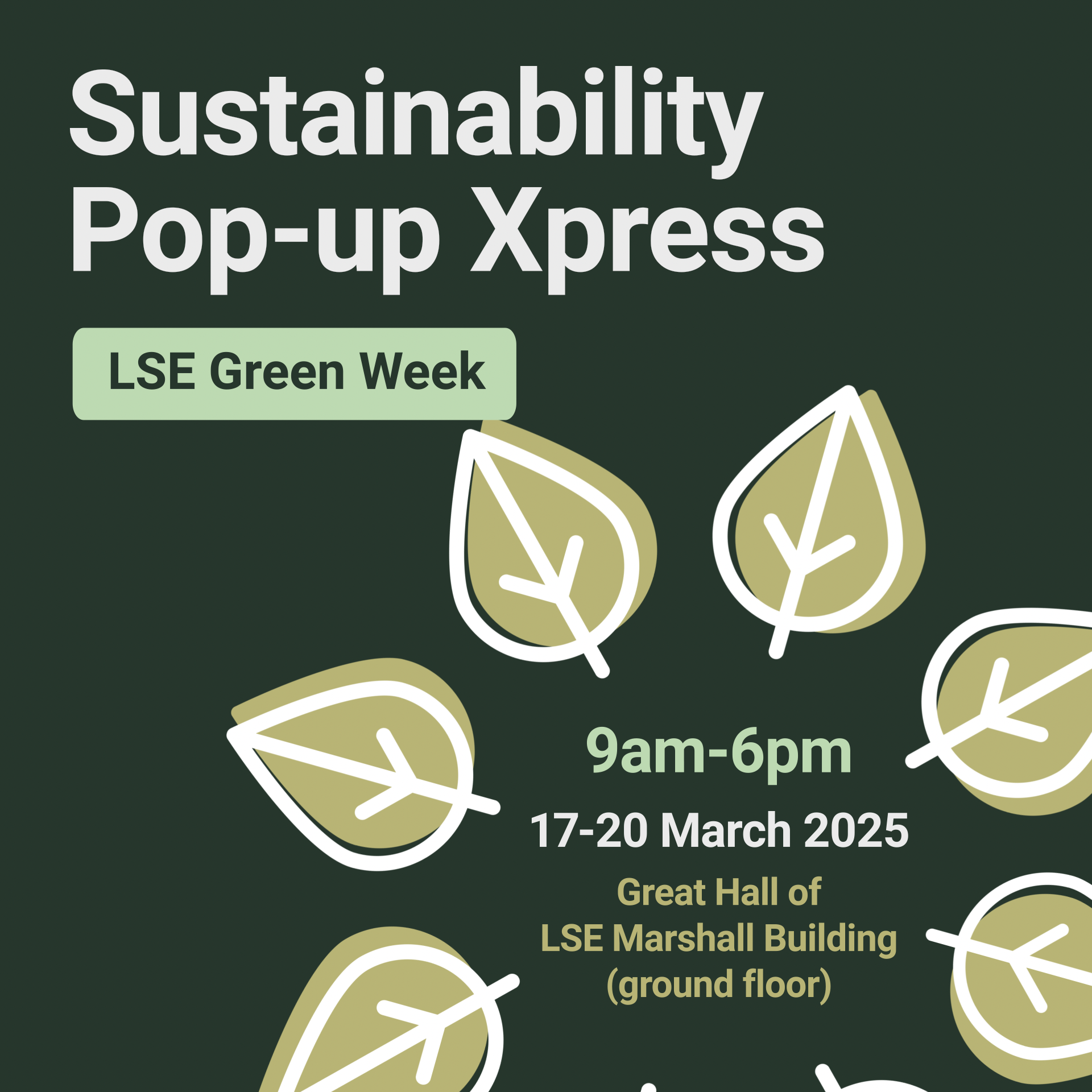 Sustainability Pop-Up Xpress INSTAGRAM