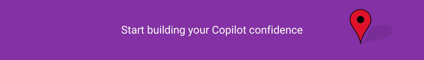 Start building your confidence