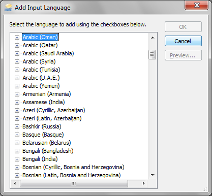 how to change default language to english in windows 7