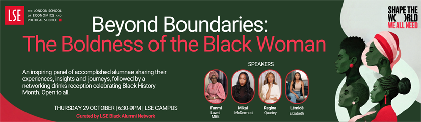 The Boldness of the Black Woman event flyer