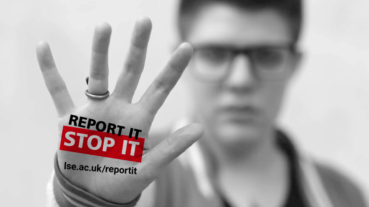 The Report It Stop It logo