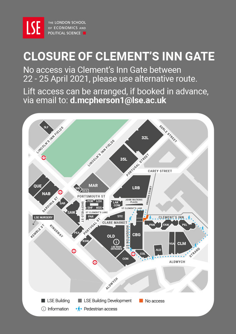 21_0066 Campus Map Clements Inn Gate closure