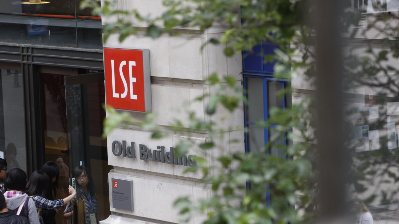 LSE Sign on the Old Building