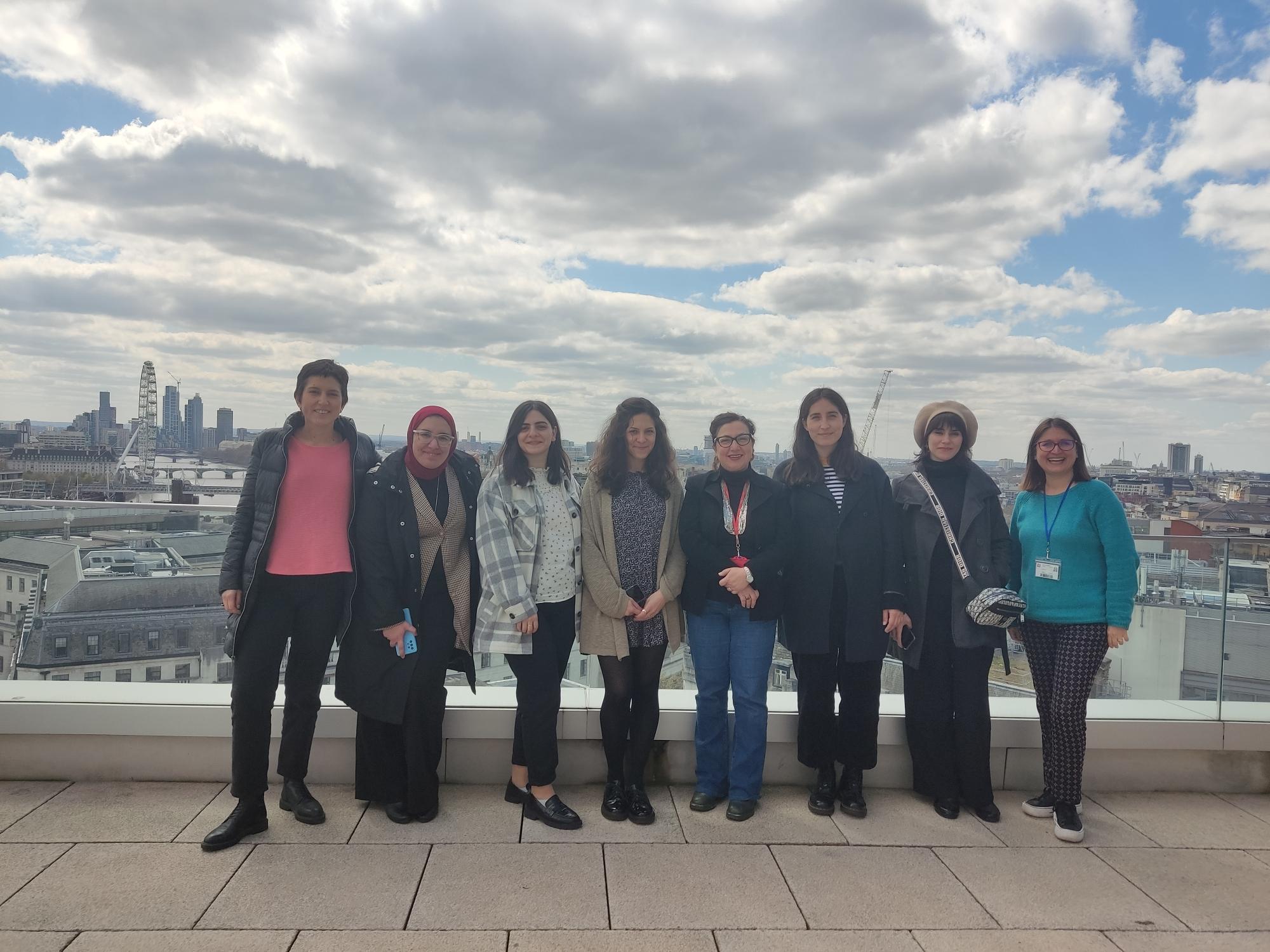 GRF Award Writing Retreat Terrace Group shot