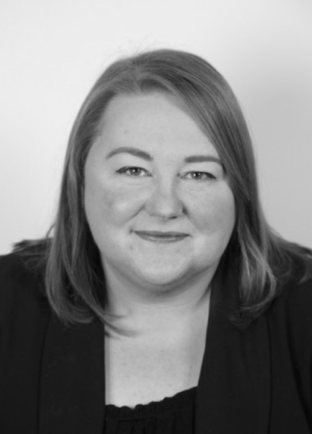 Black and white profile image of Fiona Conlan